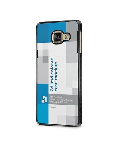 Samsung Galaxy A3 2016 2d IMD Colored Mobile Case Design Mockup 2015
