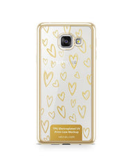 Samsung Galaxy A3 2017 TPU Electroplated Case Design Mock-up 
