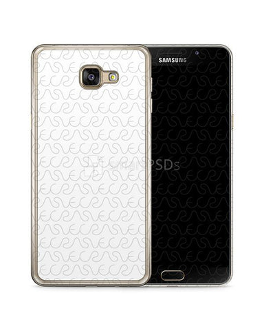 Samsung Galaxy A5 2016 2d Clear Mobile Case Design Mockup 2016