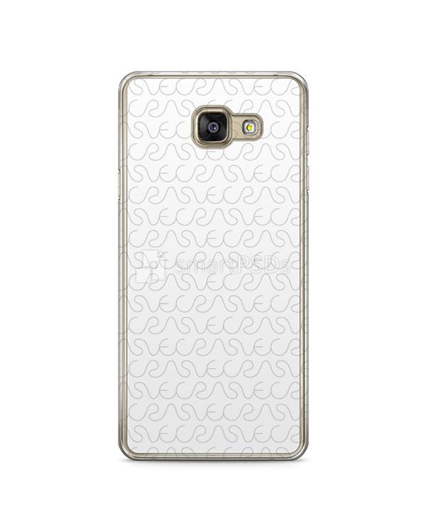 Samsung Galaxy A5 2016 2d Clear Mobile Case Design Mockup 2016
