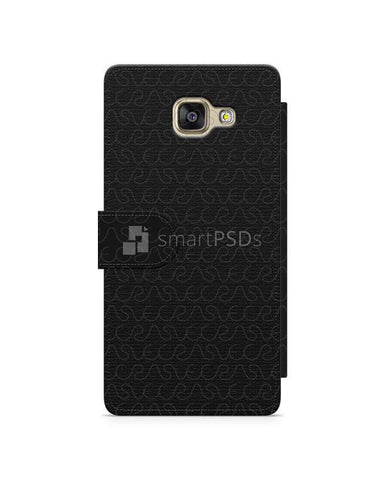 Samsung Galaxy A5 2016 2d Wallet Mobile Case Design Mockup 2015