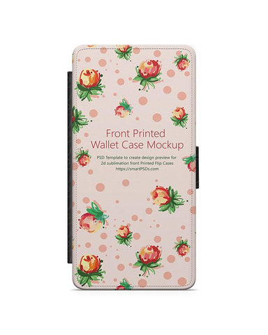Samsung Galaxy A5 2016 2d Wallet Mobile Case Design Mockup 2015