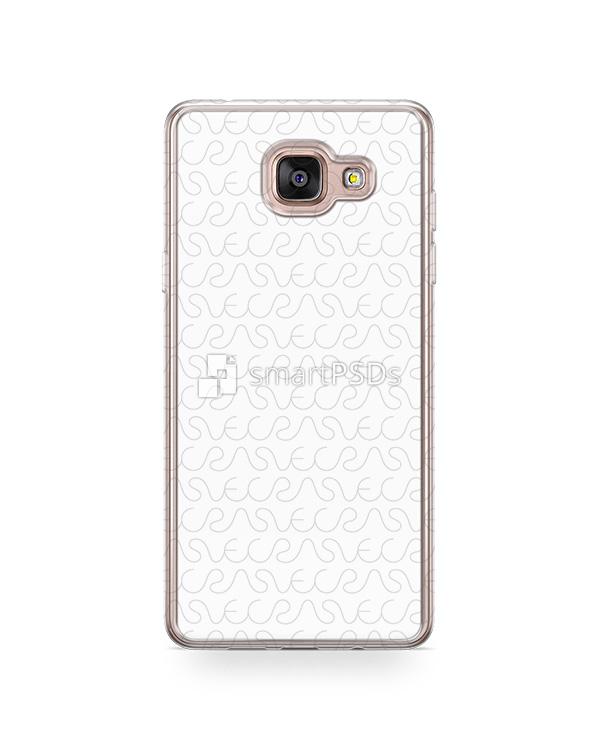 Samsung Galaxy A5 2016 2d Flexi Clear Case Design Mockup