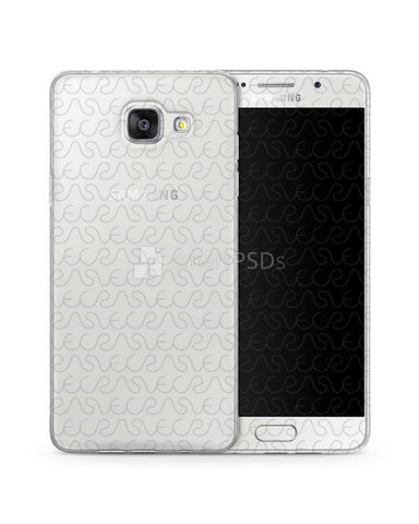 Samsung Galaxy A5 (2016) UV TPU Clear Mobile Case Design Mockup 2015