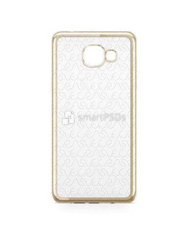 Samsung Galaxy A5 2016 TPU Electroplated Case Design Mock-up