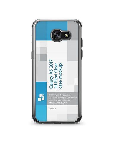 Samsung Galaxy A5 2017 2d Flexi ClearCase Design Mockup