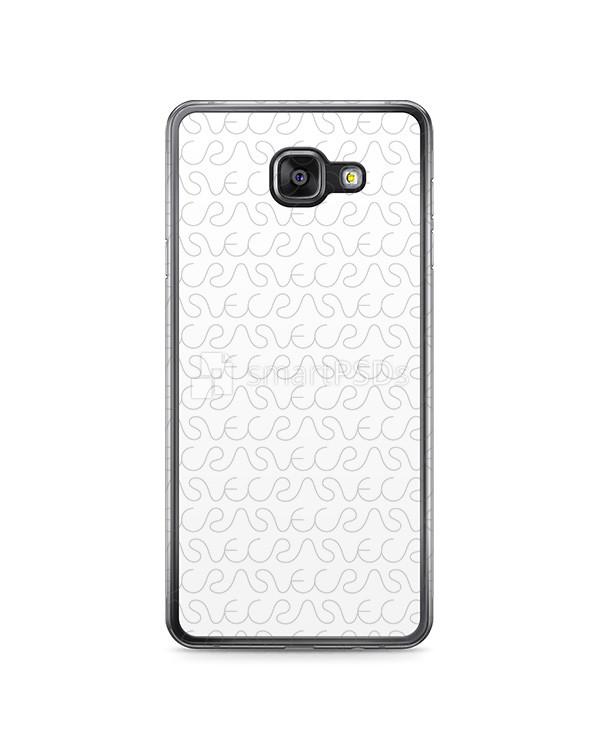 Samsung Galaxy A7 2016 2d Clear Mobile Case Design Mockup 2015