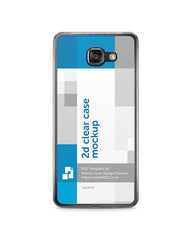 Samsung Galaxy A7 2016 2d Clear Mobile Case Design Mockup 2015
