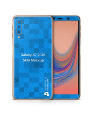 Samsung Galaxy A7 Vinyl Skin Design Mockup 2018