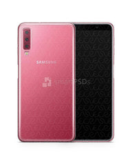 Samsung Galaxy A7 UV TPU Clear Case Mockup 2018