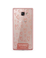 Samsung Galaxy A7 (2016) TPU Electroplated Case Design Mock-up 