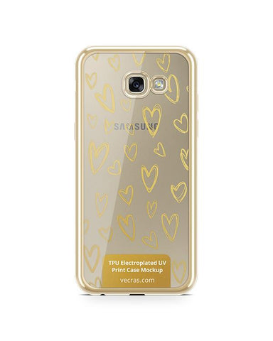 Samsung Galaxy A7 (2017) TPU Electroplated Case Design Mock-up
