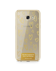 Samsung Galaxy A7 (2017) TPU Electroplated Case Design Mock-up 