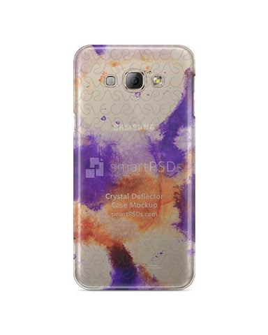 Samsung Galaxy A8 3d Crystal Mobile Case Design Mockup 2016
