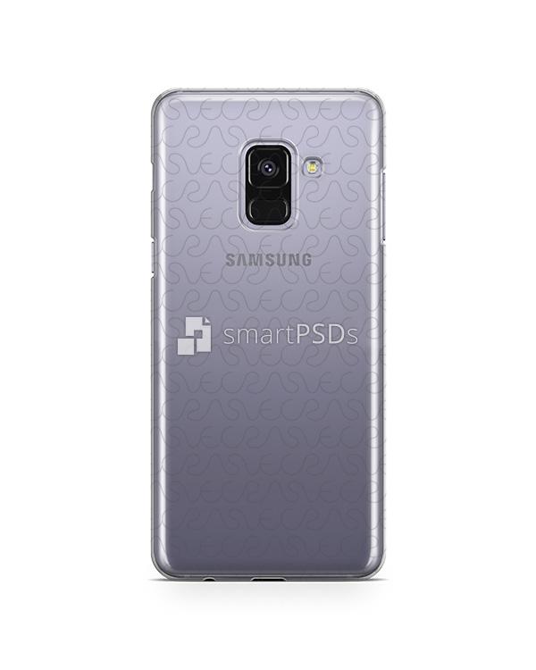 Samsung Galaxy A8 2018 UV PC Clear Case Mockup