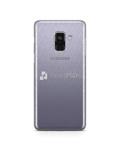 Samsung Galaxy A8 2018 UV PC Clear Case Mockup