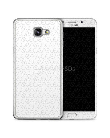 Samsung Galaxy A9 2d Clear Mobile Case Design Mockup 2016