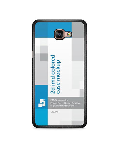Samsung Galaxy A9 2d IMD Colored Mobile Case Design Mockup 2016