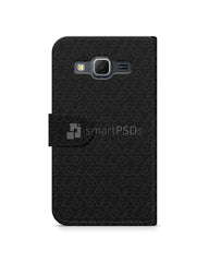 Samsung Galaxy Core Prime 2d Wallet Mobile Case Design Mockup 2014