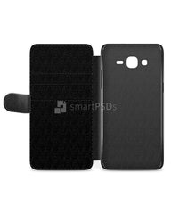 Samsung Galaxy Grand Prime 2d Wallet Mobile Case Design Mockup 2014