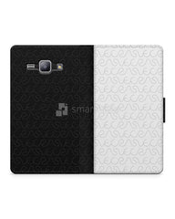 Samsung Galaxy J1 2d Wallet Mobile Case Design Mockup 2015