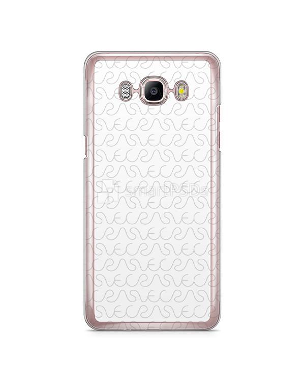 Samsung Galaxy J5 2016 2d Clear Mobile Case Design Mockup 2016