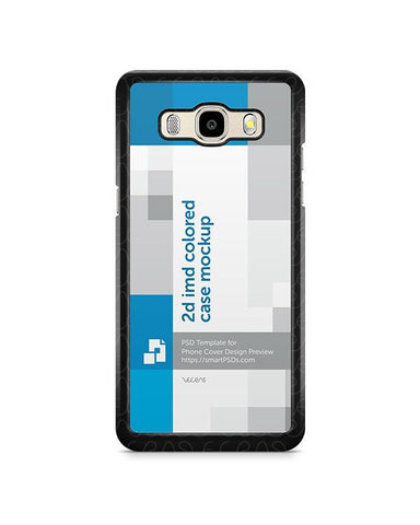 Samsung Galaxy J5 2016 2d IMD Colored Mobile Case Design Mockup 2016