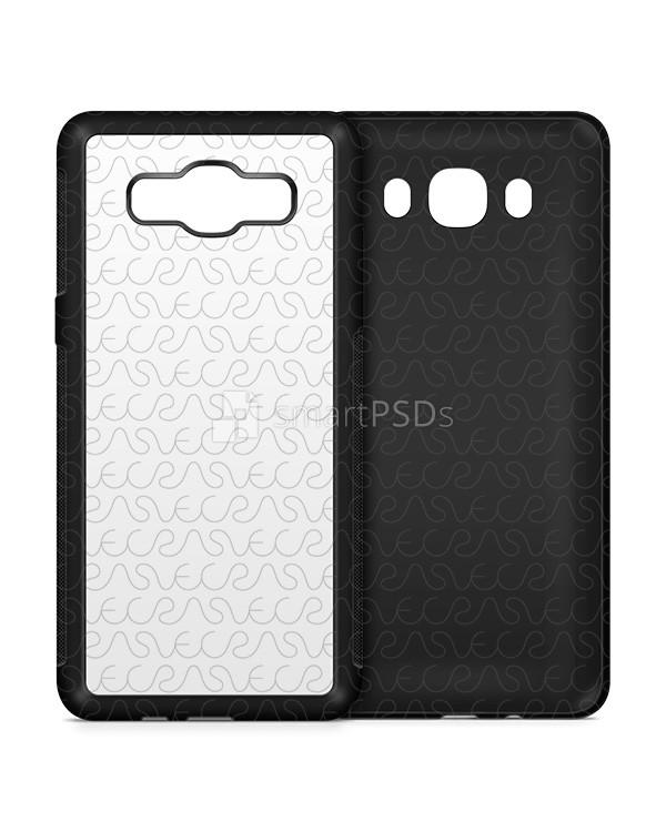 Samsung Galaxy J5 2016 2d Rubber Flex Mobile Case Design Mockup 2016