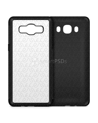 Samsung Galaxy J5 2016 2d Rubber Flex Mobile Case Design Mockup 2016