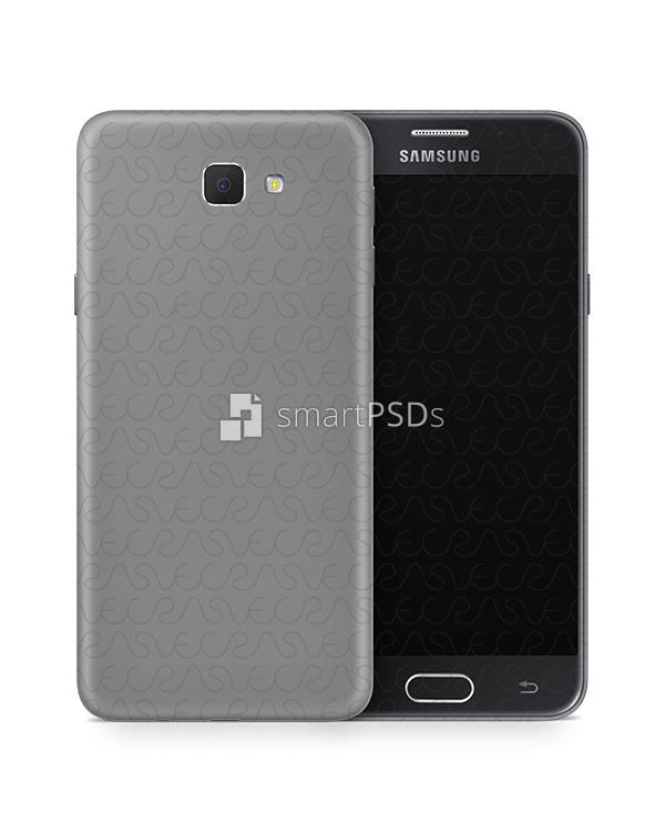 Samsung Galaxy J5 Prime Vinyl Skin Design Mockup 2017