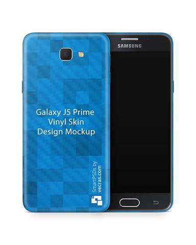 Samsung Galaxy J5 Prime Vinyl Skin Design Mockup 2017