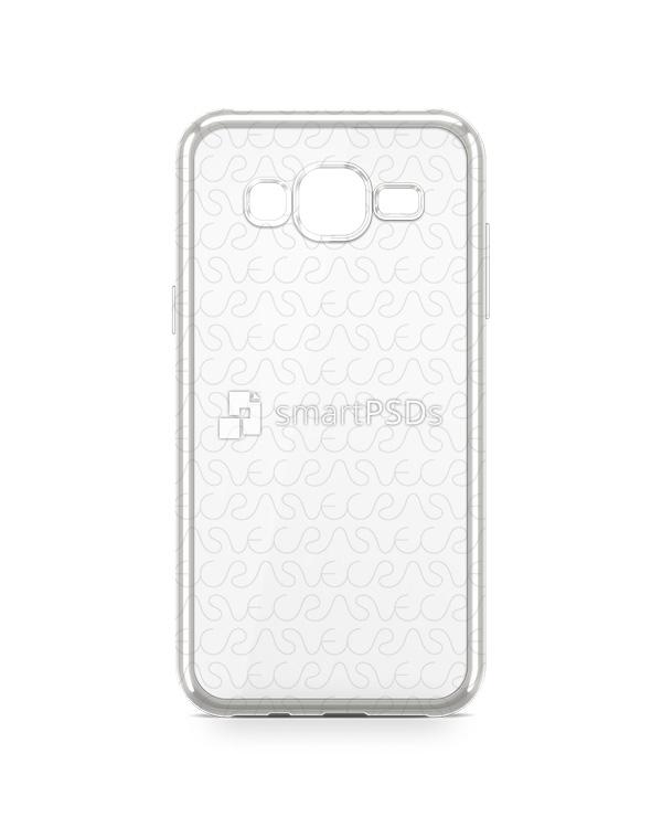 Samsung Galaxy J5 TPU Electroplated Case Design Mock-up 