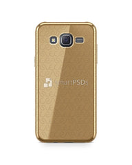 Samsung Galaxy J5 TPU Electroplated Case Design Mock-up 