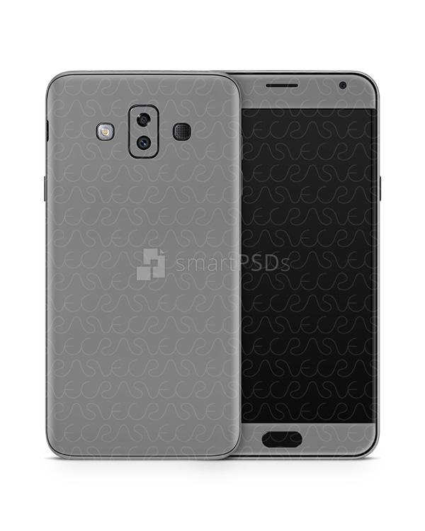 Samsung Galaxy J7 Duo Vinyl Skin Design Mockup 2018