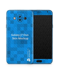 Samsung Galaxy J7 Duo Vinyl Skin Design Mockup 2018
