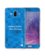 Samsung Galaxy J7 Duo Vinyl Skin Design Mockup 2018