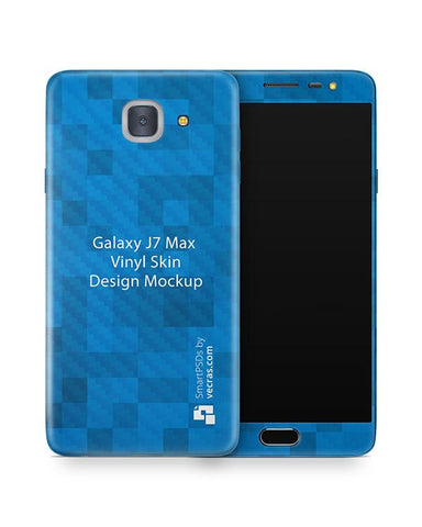 Samsung Galaxy J7 Max Vinyl Skin Design Mockup 2017