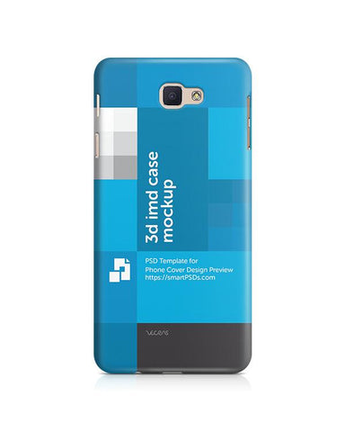 Samsung Galaxy J7 Prime 3d IMD Mobile Case Design mockup 2016