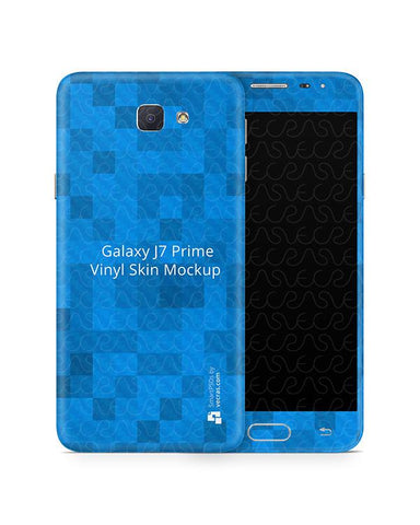Samsung Galaxy J7 Prime Vinyl Skin Design Mockup 2016
