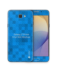 Samsung Galaxy J7 Prime Vinyl Skin Design Mockup 2016
