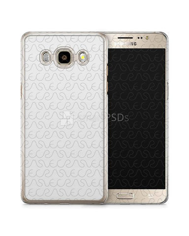 Samsung Galaxy J7 2016 2d  Clear Mobile Case Design Mockup