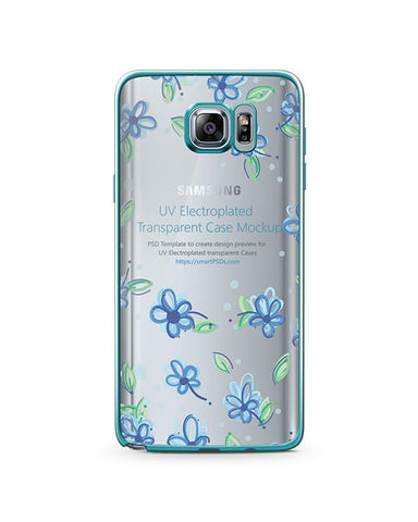 Samsung Galaxy Note 5 TPU Electroplated Mobile Case Design Mockup 2015