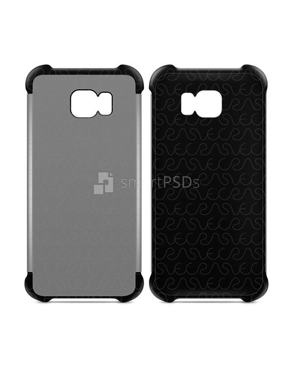 Galaxy Note 5 3d 2-in-1 Hybrid Mobile Case Design Mockup 2015