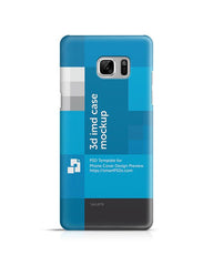 Samsung Galaxy Note 7 3d IMD Mobile Case Design Mockup 2016