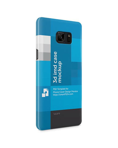 Samsung Galaxy Note 7 3d IMD Mobile Case Design Mockup 2016