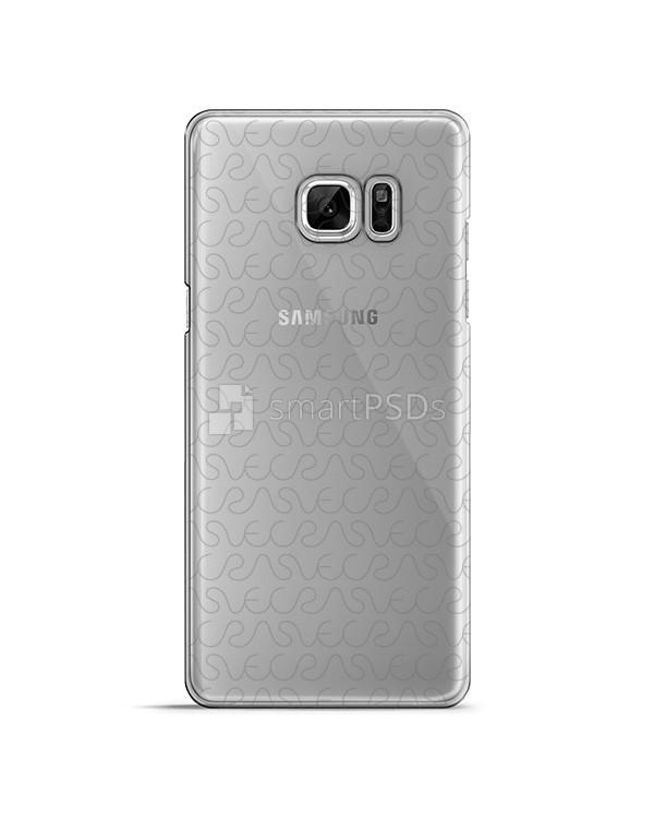 Galaxy Note 7 3d Crystal Mobile Case Design Mockup 2014
