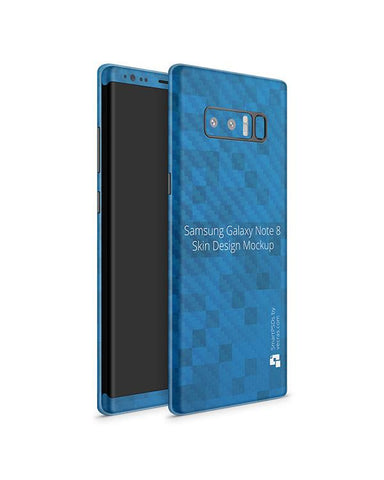 Samsung Galaxy Note 8 Vinyl Skin Design Mockup 2017 (Front-Back Angled)