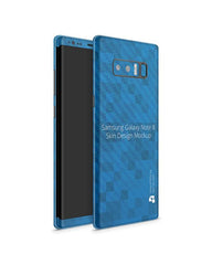 Samsung Galaxy Note 8 Vinyl Skin Design Mockup 2017 (Front-Back Angled)