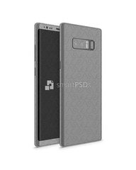 Samsung Galaxy Note 8 Vinyl Skin Design Mockup 2017 (Front-Back Angled)