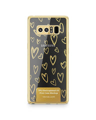Samsung Galaxy Note 8 TPU Electroplated Case Design Mock-up 2017
